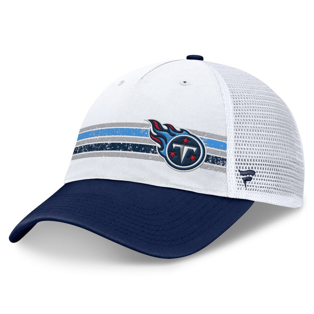 Tennessee Titans Flawless Stripe Adjustable Hat White/Navy
