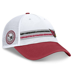 Arizona Cardinals Flawless Stripe Adjustable Hat White/Cardinal