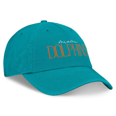 Miami Dolphins Women's Review Unstructured Adjustable Hat Aqua