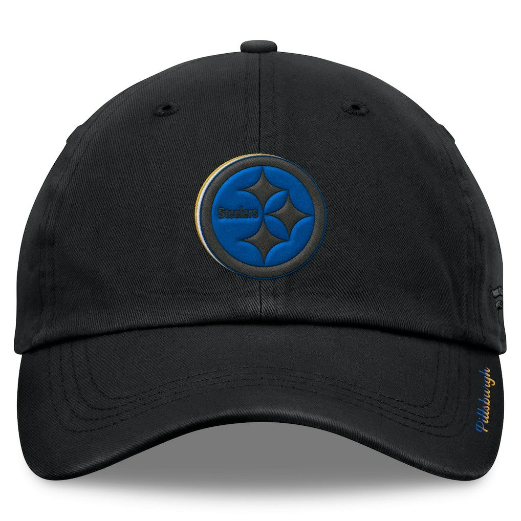Pittsburgh Steelers Women's Eclipse Adjustable Hat Black