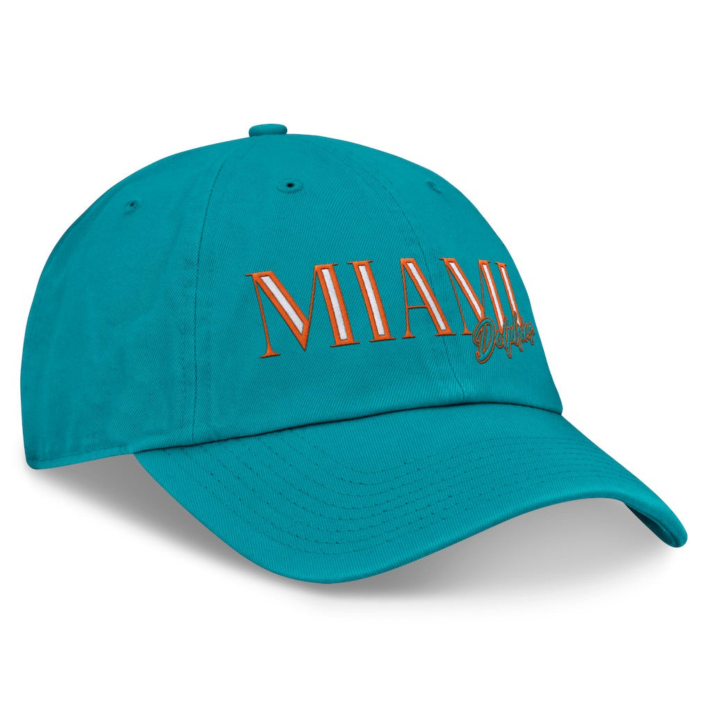 Miami Dolphins Women's City Adjustable Hat Aqua