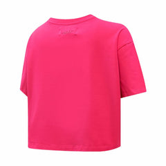 St. Louis Cardinals Pro Standard Women's Triple Pink Boxy Cropped T-Shirt - Pink T-shirts