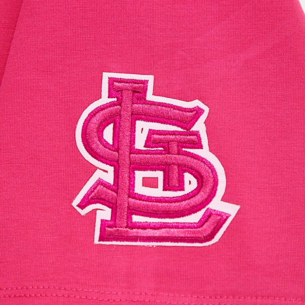 St. Louis Cardinals Pro Standard Women's Triple Pink Boxy Cropped T-Shirt - Pink T-shirts