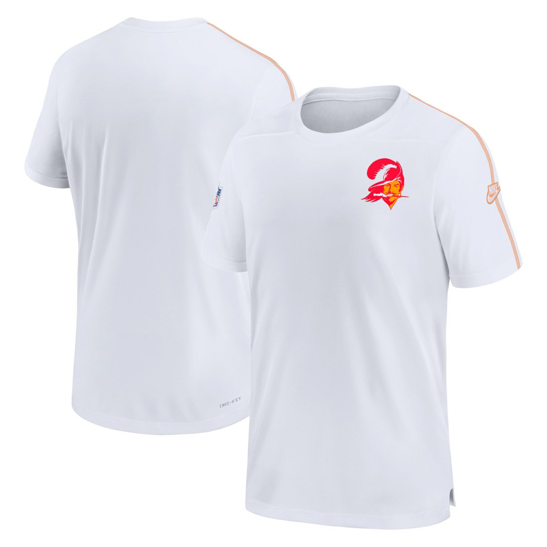 Tampa Bay Buccaneers Sideline Alternate Logo Coach Performance Top White