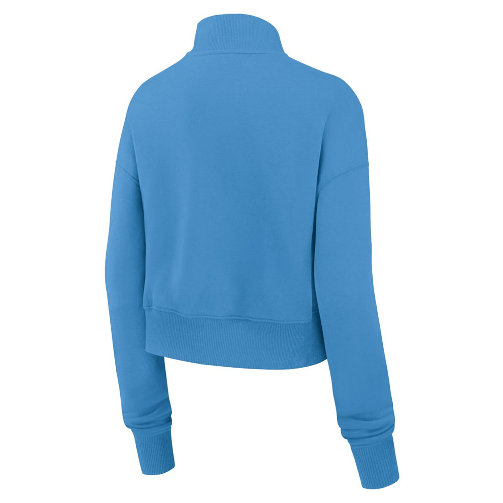 Tennessee Titans Women's Rewind Phoenix Half-Zip Sweatshirt Light Blue