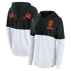 San Francisco Giants Fanatics Women's Backup Option Pullover Hoodie - Black/White Hoodies