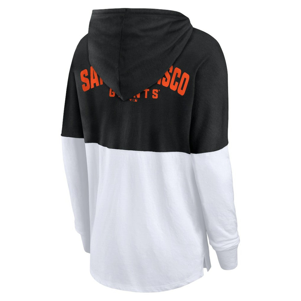 San Francisco Giants Fanatics Women's Backup Option Pullover Hoodie - Black/White Hoodies
