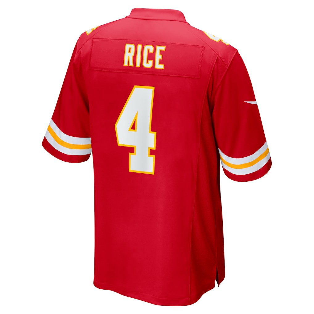 Rashee Rice Kansas City Chiefs Game Jersey Red