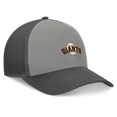 San Francisco Giants Fanatics A-Frame Trucker Adjustable Hat - Gray/Graphite Hats