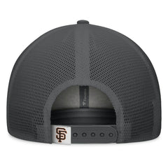 San Francisco Giants Fanatics A-Frame Trucker Adjustable Hat - Gray/Graphite Hats