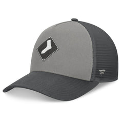 Chicago White Sox Fanatics A-Frame Trucker Adjustable Hat - Gray/Graphite Hats