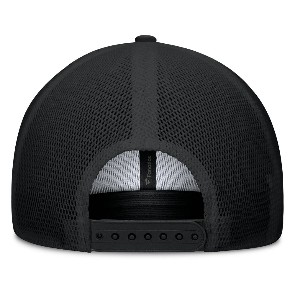 Minnesota Twins Fanatics Team Patch A-Frame Trucker Snapback Hat - Black Hats