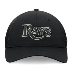 Tampa Bay Rays Fanatics Spacer Mesh Flex Hat - Black Hats