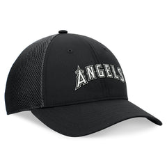 Los Angeles Angels Fanatics Spacer Mesh Flex Hat - Black Hats