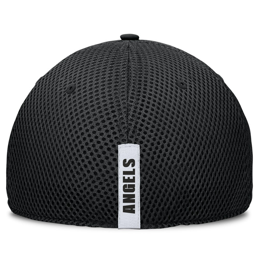 Los Angeles Angels Fanatics Spacer Mesh Flex Hat - Black Hats