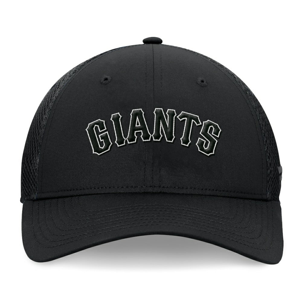 San Francisco Giants Fanatics Spacer Mesh Flex Hat - Black Hats