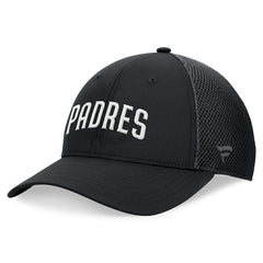 San Diego Padres Fanatics Spacer Mesh Flex Hat - Black Hats
