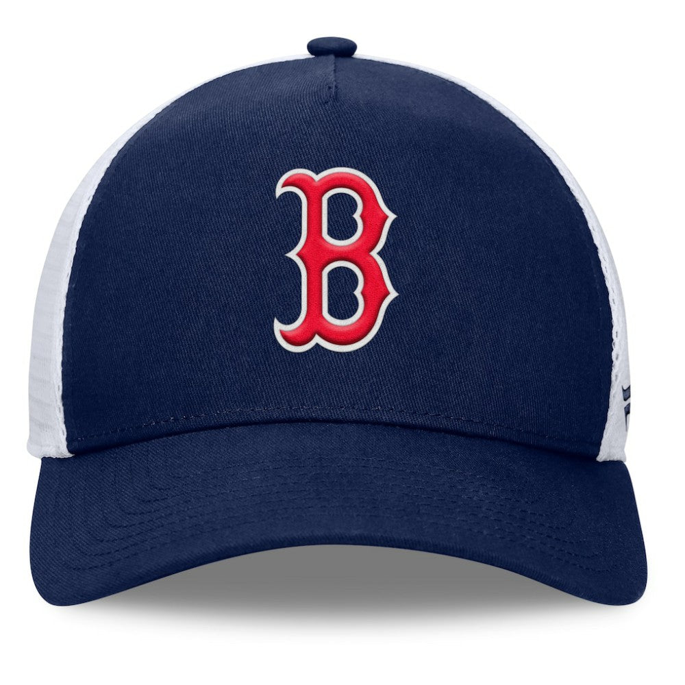 Boston Red Sox Fanatics Fundamental A-Frame Adjustable Hat - Navy Hats