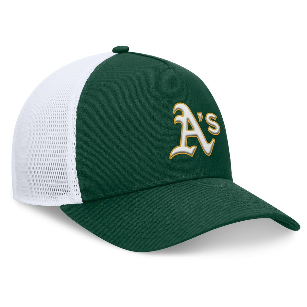 Athletics Fanatics Fundamental A-Frame Adjustable Hat - Green Hats