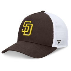 San Diego Padres Fanatics Fundamental A-Frame Adjustable Hat - Brown Hats