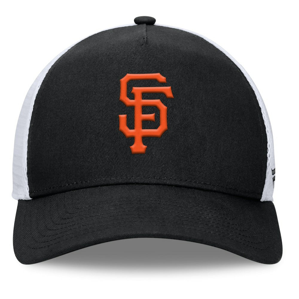 San Francisco Giants Fanatics Fundamental A-Frame Adjustable Hat - Black Hats