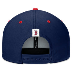Boston Red Sox Fanatics Fundamental Bold Snapback Hat - Navy/Red Hats