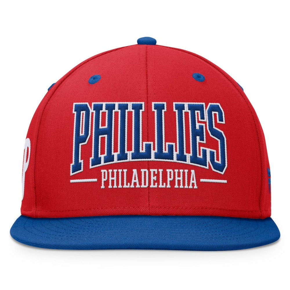 Philadelphia Phillies Fanatics Fundamental Bold Snapback Hat - Red/Royal Hats