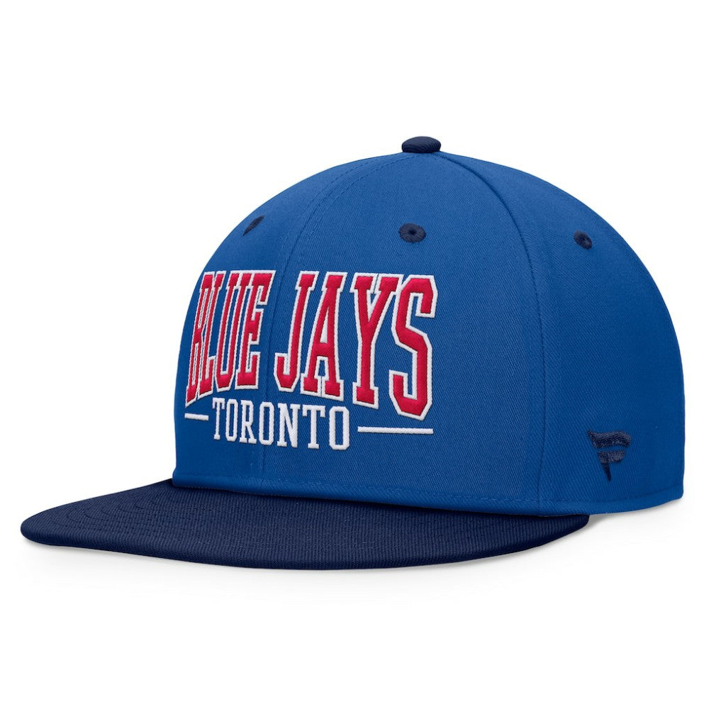 Toronto Blue Jays Fanatics Fundamental Bold Snapback Hat - Royal/Navy Hats