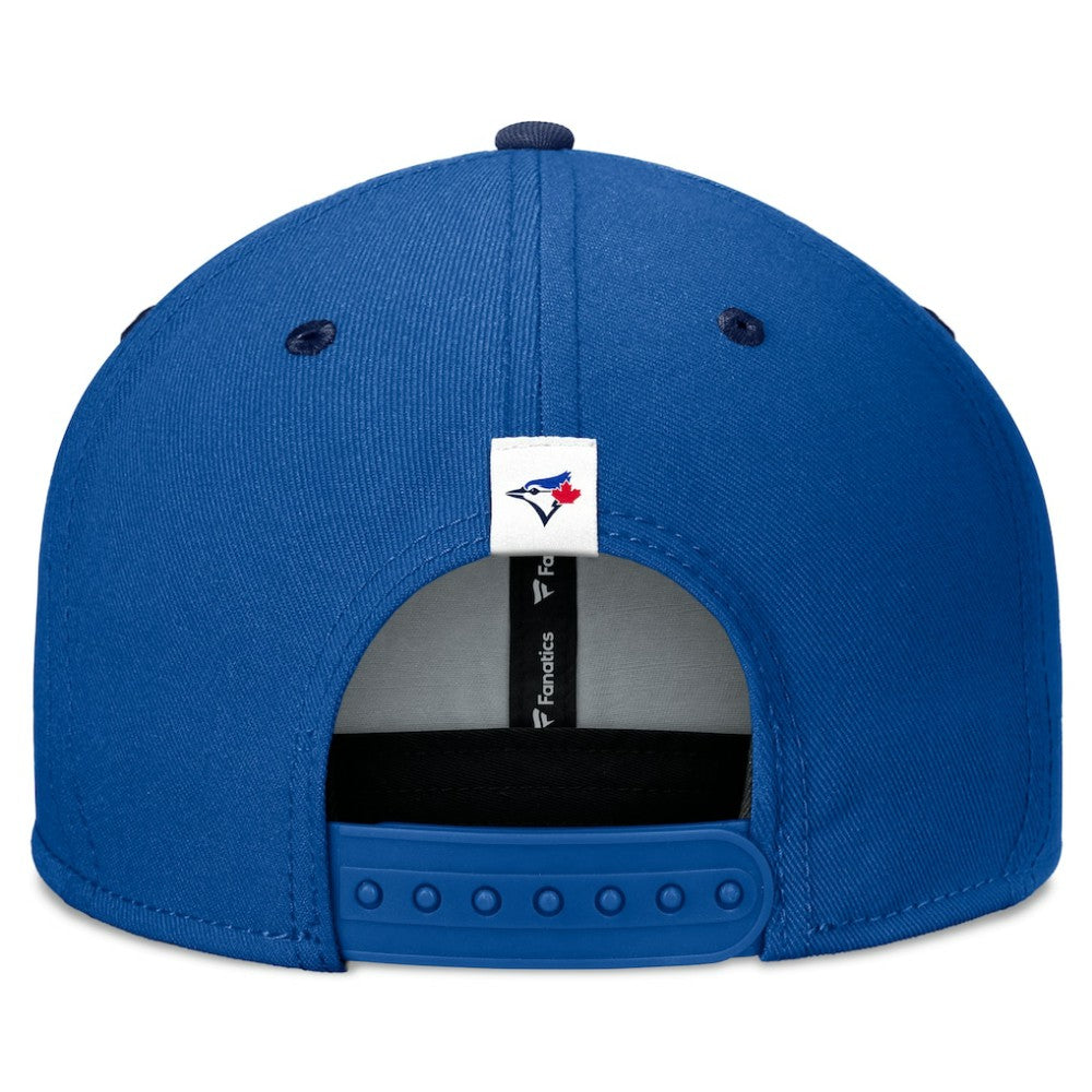 Toronto Blue Jays Fanatics Fundamental Bold Snapback Hat - Royal/Navy Hats