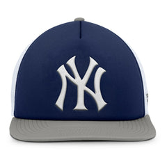 New York Yankees Fanatics Fundamental Foam Front Snapback Hat - Navy/White Hats
