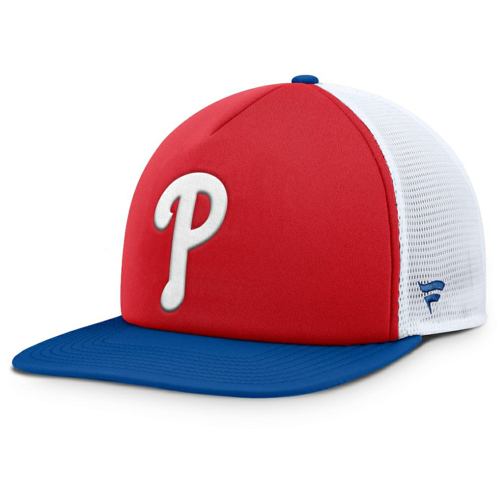 Philadelphia Phillies Fanatics Fundamental Foam Front Snapback Hat - Red/White Hats