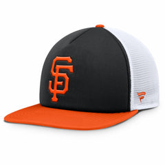 San Francisco Giants Fanatics Fundamental Foam Front Snapback Hat - Black/White Hats