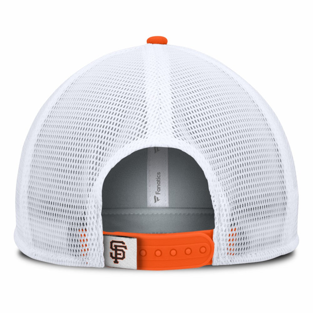 San Francisco Giants Fanatics Fundamental Foam Front Snapback Hat - Black/White Hats