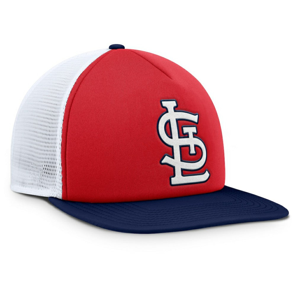 St. Louis Cardinals Fanatics Fundamental Foam Front Snapback Hat - Red/White Hats