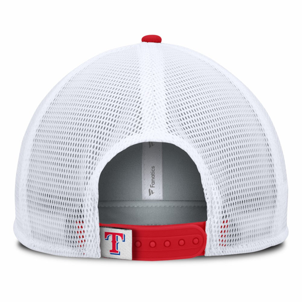 Texas Rangers Fanatics Fundamental Foam Front Snapback Hat - Royal/White Hats