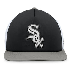 Chicago White Sox Fanatics Fundamental Foam Front Snapback Hat - Black/White Hats