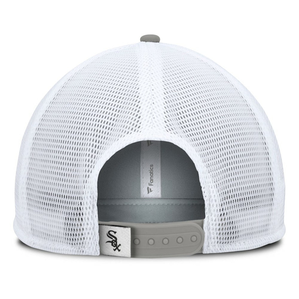 Chicago White Sox Fanatics Fundamental Foam Front Snapback Hat - Black/White Hats