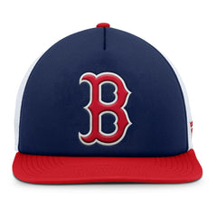 Boston Red Sox Fanatics Fundamental Foam Front Snapback Hat - Navy/White Hats