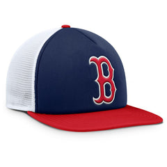 Boston Red Sox Fanatics Fundamental Foam Front Snapback Hat - Navy/White Hats