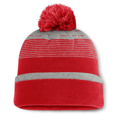 Washington Nationals Fanatics Fundamental Gradient Cuffed Knit Hat with Pom - Red Hats