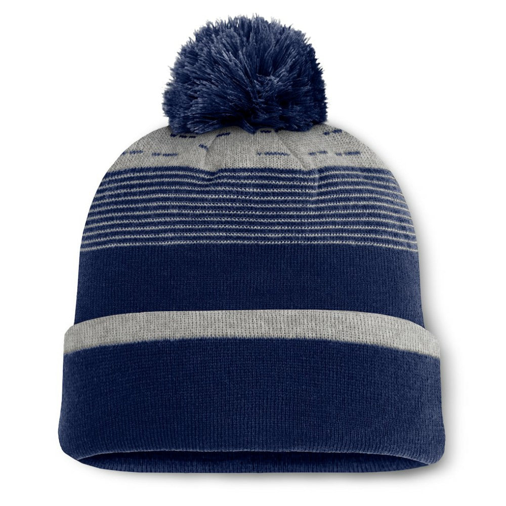 Houston Astros Fanatics Fundamental Gradient Cuffed Knit Hat with Pom - Navy Hats