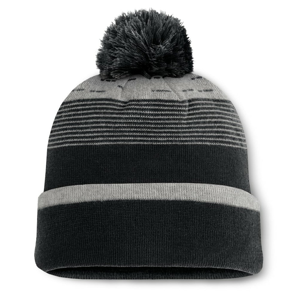 San Francisco Giants Fanatics Fundamental Gradient Cuffed Knit Hat with Pom - Black Hats