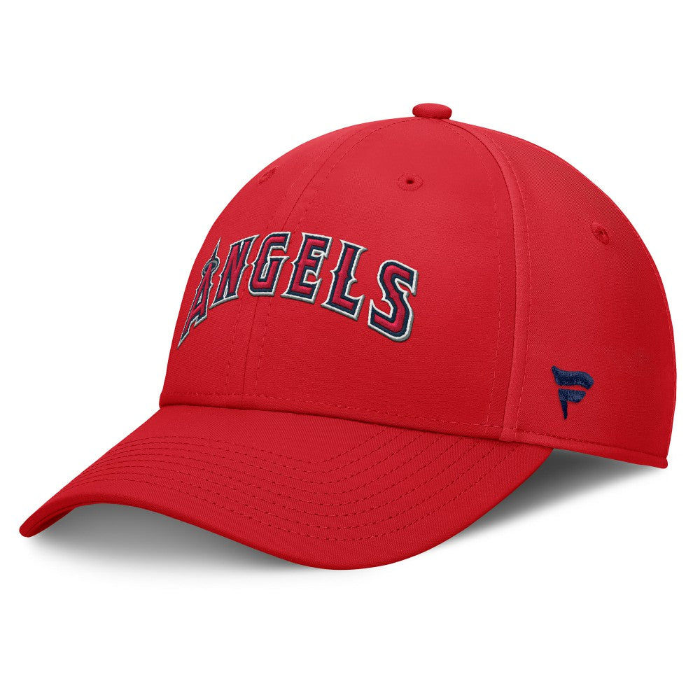 Los Angeles Angels Fanatics Fundamental Tag Flex Hat - Red Hats