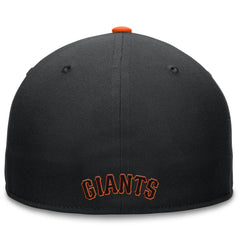 San Francisco Giants Fanatics Fundamental Tri-Script Fitted Hat - Black Hats