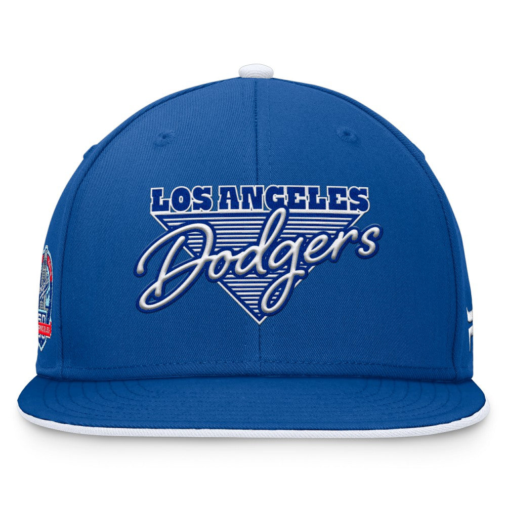 Los Angeles Dodgers Fanatics Fundamental Tri-Script Fitted Hat - Royal Hats