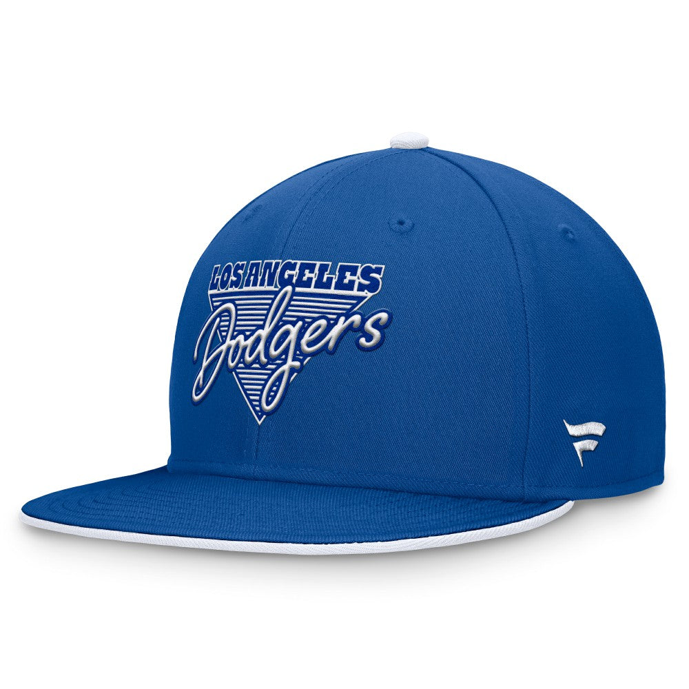 Los Angeles Dodgers Fanatics Fundamental Tri-Script Fitted Hat - Royal Hats