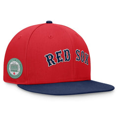 Boston Red Sox Fanatics Fundamental Two-Tone Fitted Hat - Red Hats