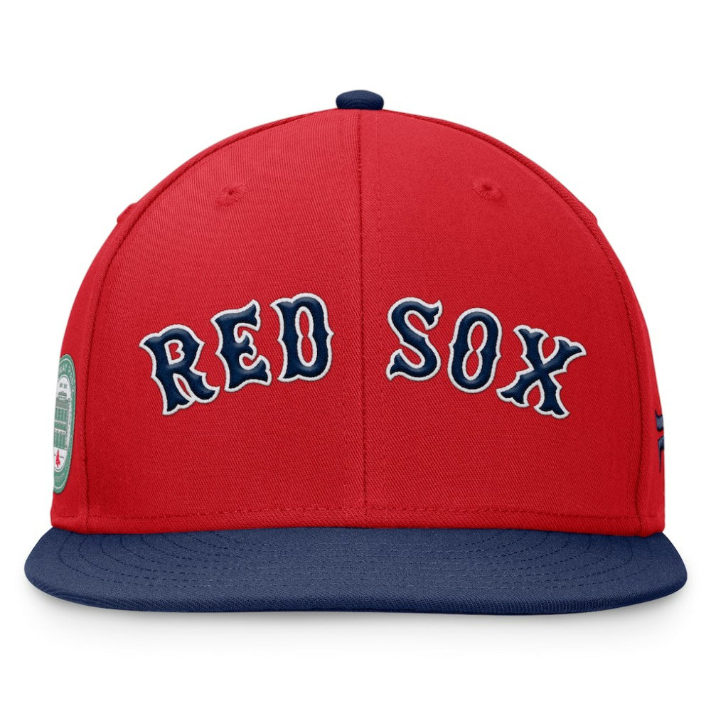 Boston Red Sox Fanatics Fundamental Two-Tone Fitted Hat - Red Hats