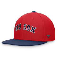 Boston Red Sox Fanatics Fundamental Two-Tone Fitted Hat - Red Hats