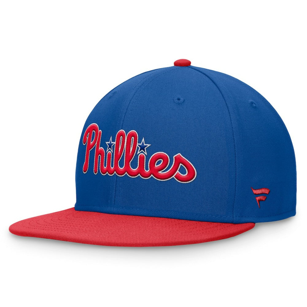 Philadelphia Phillies Fanatics Fundamental Two-Tone Fitted Hat - Royal Hats